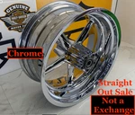 Fxcwc Rocker Oem Genuine Harley Rear 18"X8" Chrome Wheel. Fixed Price $799.95.