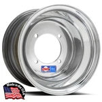 Dwt Polished Front Rear Wheel Rim 8" 4+4 4/130 Honda Atc 110 185 125M 200S 250R. Fixed Price $84.95.