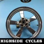 1347 12 Harley-davidson Sportster Custom Rear Wheel Back Rim 5 Spoke 16X3.00. Fixed Price $400.00.