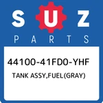 44100-41FD0-YHF Suzuki Tank Assy,fuel(gray) 4410041FD0YHF, New Genuine Oem Part. Fixed Price $1037.44.