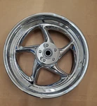 Motorcycle Wheel. Fixed Price $250.00.
