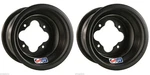 Dwt Black A5 Rolled Lip Atv Rear Wheels Rims 10" 10X8 4/115 Yamaha Raptor YFZ450. Fixed Price $199.95.