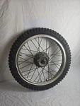 1973 Yamaha SC500 Front Wheel Hub Akront Rim 322-25111-00-00 #105024. Fixed Price $140.00.