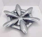 205-105C Arelli Chrome Wheel Center Cap. Fixed Price $53.97.