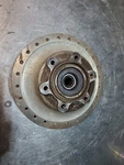1982-1983 Yamaha Heritage Rear Wheel Hub For 48 Spoke Rim. Fixed Price $139.00.