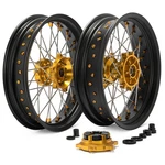 For Suzuki 96-24 Supermoto 17"X3.5"/4.25" Cush Drive Wheel Set. Fixed Price $520.00.