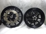 Dyna Fxdls Front Rear Wheels F19X2.5 R17X4.5 Harley-davidson Painted Black. Fixed Price $2000.00.