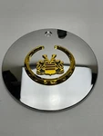 Vogue Tyres Chrome 24K Gold Crest Wreath Wheel Center Cap WCA-283 TDK-070119A. Fixed Price $25.00.