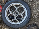 1990 Bmw K75RT Fits Others Rear Wheel Rim With Bad Tire No Brakes. Fixed Price $159.00.
