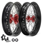 Tarazon 12"X2.15" Spoked Front Rear Wheels Set For Beta Explorer Apollo Rfn. Fixed Price $434.77.
