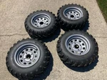Wheels & Tires For Atv Minitruck. Fixed Price $500.00.
