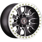 Raceline - A714105655 Mamba Beadlock Wheel, 14X10 5+5 4/156 Black/polish. Fixed Price $228.12.