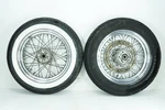 2000 Harley Touring Road King Classic Oem Front Rear Wheel Rim Tire Spoked 16". Fixed Price $490.50.