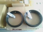 Two Replica Harley Knucklehead Panhead Black Rims 16" 40 W/ Spokes (1021). Fixed Price $230.00.