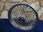 18X3.5" Dna Mammoth 52 Spoke Rear Wheel For Harley Heritage Dyna Wg. Fixed Price $679.00.