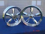 Harley Davidson Chrome Dyna Switchback Wheels Fld 2012-2018 Exchange Program. Fixed Price $999.00.