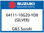 Suzuki Oem Part 64111-10G20-YD8 Wheel, Rear (14M/CXMT4.50) (silver). Fixed Price $934.74.