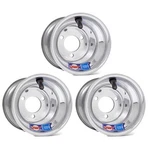 Dwt Polished 8" Front & Rear Wheels Rims Yamaha Tri Moto 225DX Atc 3 Wheeler. Fixed Price $239.95.