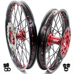 Kke 21/19 Cnc Spoked Wheels Rim Set Fit Honda CRF250R CRF450R 2015-2026 Disc Red. Fixed Price $711.55.