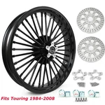21X3.5 Fat Spoke Front Wheel Rim Rotors For Harley Touring Road King Glide 00-07. Fixed Price $403.54.