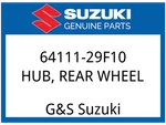 Suzuki Oem Part 64111-29F10 Hub Rear Wheel. Fixed Price $444.72.