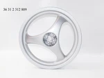 Oem 1993-99 Bmw K-1100-LT Rear Alloy Rim Wheel Silver 3.00X17" 36312310188. Fixed Price $848.50.