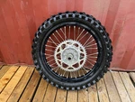 2023 Kawasaki KX250 Oem Rear Wheel 19 Rim Tire With Axle Mount. Fixed Price $350.00.
