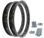 Rising Sun Black Aluminum Rim & Spoke Set - Honda CB450 CB500 CB550. Fixed Price $249.95.