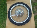 1991 Kawasaki Oem Front Wheel Rim Hub Tire. Fixed Price $124.00.