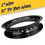 28 Spoke 2" Wide 10" Pit Bike Rim Fits Honda CRF50, XR50 Black (1992-2023). Fixed Price $31.99.