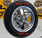 00-22 Oem Harley Thunderstar Rear Chrome Wheel Rim Rotor. Fixed Price $699.95.