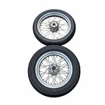 1997 Harley Sportster Rear & Front Wheel W/ Tire Pair 16" 19" Oem. Fixed Price $826.50.