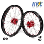 Kke 1.6*19 &1.85*16 Spoked Wheels Rims Fit E-moto Talaria Sting MX5 Cnc Red Hub. Fixed Price $569.00.