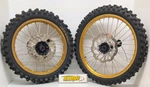 Haan Dubya Takasago Excel Honda CRF250R CRF450R 19" Rear 21" Front Wheels Bibs. Fixed Price $900.00.