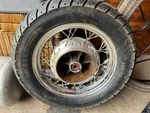 1996 - 2005 Kawasaki Vulcan VN800 Rear Wheel + Like New Tire Straight 16X3. Fixed Price $139.99.
