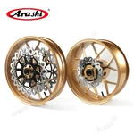 Arashi Front Rear Wheel Rim & Brake Rotor Disc Set Fit Honda CBR1000RR 2004 2005. Fixed Price $776.30.