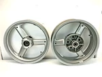 Front Rear Rim Straight Wheels Set Oem 00-03 Triumph Tt 600. Fixed Price $299.99.