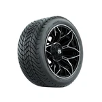 Gtw 14" Stellar Matte Black/machined Wheels On 225/30-14 Mamba Street Tires (4). Fixed Price $743.99.