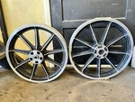 1978 Harley Xlcr 18 Rear & Front Spoke Mag Ironhead Sportster Drum Wheel. Fixed Price $858.00.