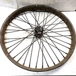Oem 28X3" Tire Rim 2-1/4X23 Front Wheel Springer Harley Excelsior Pope Axle G355. Fixed Price $1200.00.