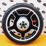 Harley Davidson Touring Cast Front Slotted Disc Wheel Rim Tire Dunlop Street Oem. Fixed Price $242.25.