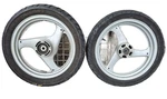 1993 Suzuki GSX600FP Katana Front & Rear Wheel W/ Tire Pair 17 Oem. Fixed Price $204.25.
