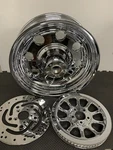 Harley Rear Wheel Fxstb Night Train Oem Pulley Rim Chrome Rotor 2008 Up Exchange. Fixed Price $1199.00.
