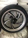 Harley Davidson Chief Black Contrast Front And Back Wheel "venom" Ftd Customs. Fixed Price $2000.00.