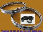 Fit Yamaha R5 DS7 R3C R2C Front & Rear Steel Wheel Rim Set+tape Rubber#bi#. Fixed Price $96.90.