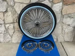 21X3.5 King Fat Spoke 00-07 Wheel 120/70-21 Shinko Ww Tire Kit For Harley Tourin. Fixed Price $799.00.