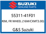 Suzuki Oem Part 55311-41F01 Rim,fr Wheel (16M/CXMT3.00). Fixed Price $307.22.