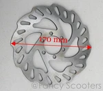 Diablo Chopper Rear Disc Rotor (170MM) Bolt Pattern 6 Peace Sports TPGS-303 408. Fixed Price $44.99.