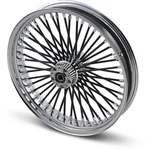 Drag Specialties Black 50 Spoke Wheel Harley Touring Street Road Glide Electra. Fixed Price $1222.60.