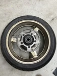 Yamaha 99-02 Yzf 2001 R6S Rear Wheel Back Rim 5EB-25338-00-33 Good Tire. Fixed Price $240.00.